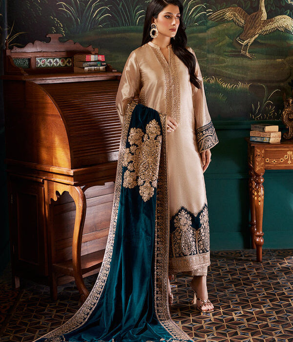 Zainab Chottani Velvet Collection AMBER D-6