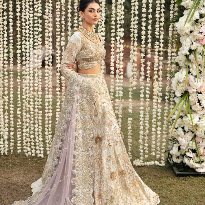 Embellished Choli Lehenga Dupatta Bridal Wedding Dress