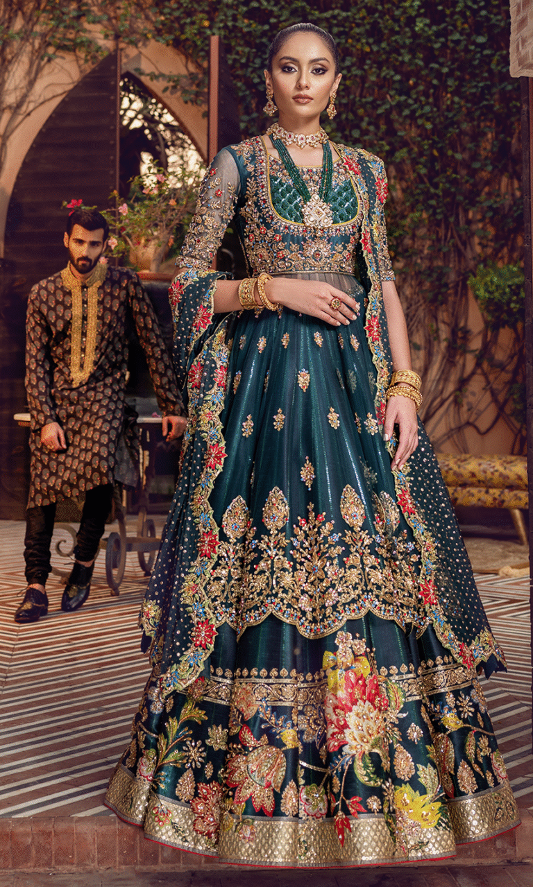 PakistaniBridalPishwasFrockLehengaMehndiDress_1080x